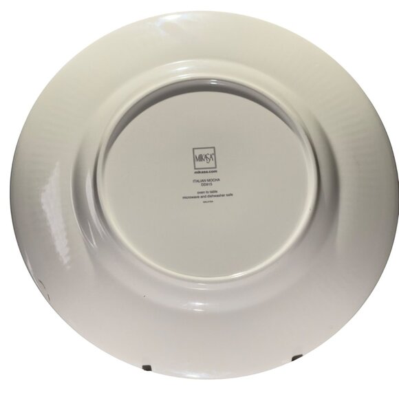 Mikasa Italian Mocha Dinner Plate DD915 12.5" Diameter Oven Microwave Dishwasher - Picture 2 of 10